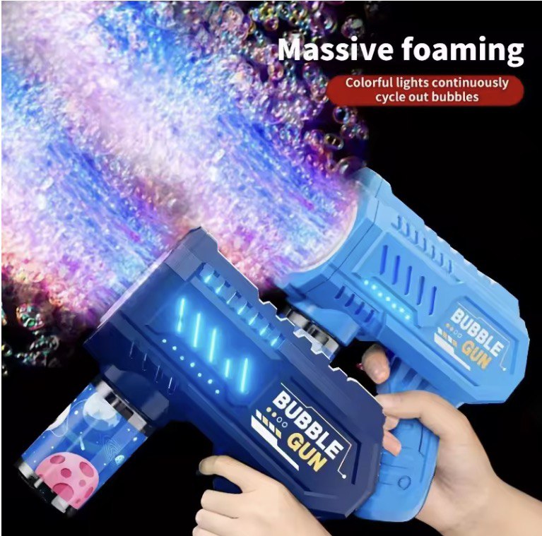 Fully Automatic Bubble Gun Rocket Bubbles Machine