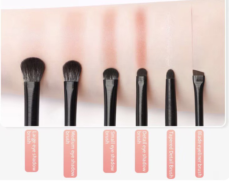 Natural Eye Makeup Brushes Set