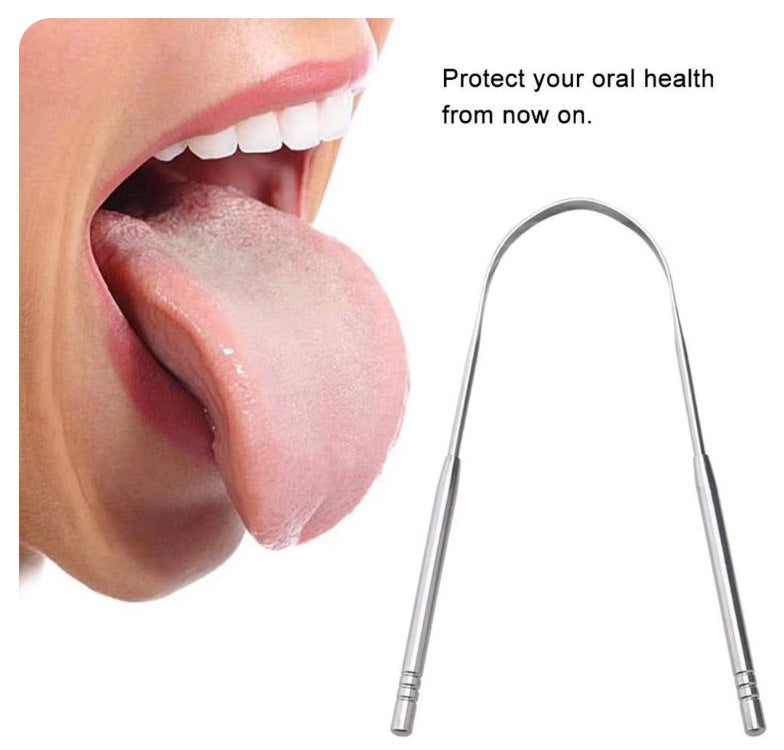 Stainless Steel Tongue Scraper