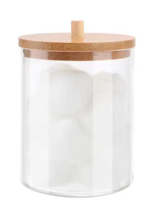 Makeup Cotton Pads Swab Storage Bin Case